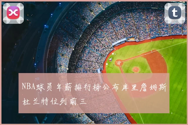 NBA球员年薪排行榜公布库里詹姆斯杜兰特位列前三